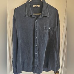 Tommy Bahama Long Sleeve Button-Up Silk Shirt